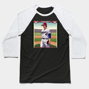 Vintage Baseball Pitcher Poster Baseball T-Shirt